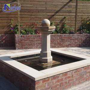 Fontaine en marbre personnalisée pour extérieur, jardin, parc urbain, sculpture simple, fontaine d'eau en pierre pour intérieur, sculpture de boules, statue - Product Image 4