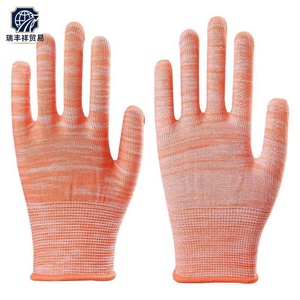 Anti-Static PU Coated Palm Mechanic <strong>Gloves</strong> ESD Protection <strong>12</strong> <strong>oz</strong> Thickness Customizable Safety <strong>Gloves</strong> - Product Image 1