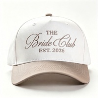 Gorra Trucker Vintage de 5 Paneles Personalizada con Bordado, Gorras para Despedida de Soltera de los 90, Gorras para Damas de Honor, Gorras para el Club de la Novia para Mujeres