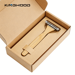 <span class=keywords><strong>Rasoir</strong></span> en bambou à marque privée, logo personnalisé OEM, écologique, biodégradable, solution zéro déchet, durable, pour la vente au détail - Product Image 1