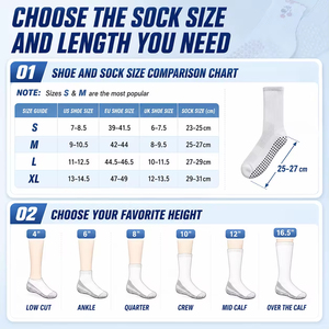 Customizable Yoga <b>Socks</b> Women Grip <b>Socks</b> Non Slip <b>Socks</b> Pilates <b>Socks</b> Custom Design Crew <b>Socks</b> with Logo Cotton Athletic <b>Socks</b> - Product Image 6