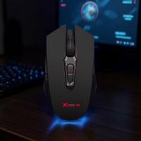 Souris de jeu sans fil Inalambeico RATON DE - Rétroéclairage RVB, 2,4 GHz, programmable, 11 boutons, ergonomique, pour droitier, optique