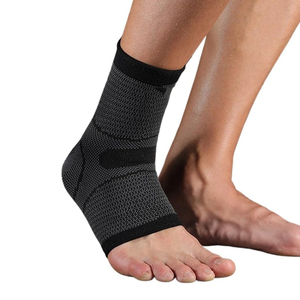 Manchon de soutien de cheville en coton et nylon, respirant, élastique et compressif, pour la protection sportive - Product Image 1