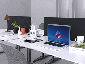 Custom Logo New Design 16A 220V 6 EU Outlets 3 <b>USB</b> 1 Typc Cuboid Power Strip Socket With 1.5m Power Cord - Product Image 5