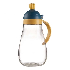 Ensemble de pots à épices en verre mignon pour la cuisine, huile de carotte, fournitures de cuisine à domicile, pot à huile à remplir - Product Image 6