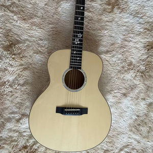 <span class=keywords><strong>Guitarra</strong></span> Acústica de Alta Calidad Geake G-1615 de 40 Pulgadas con <span class=keywords><strong>Cuerdas</strong></span> D'Addario EXP16, Puente de Palisandro, Acabado Pintado y Pulido - Product Image 1