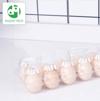 Boîte en plastique PET transparente pour oeufs et oeufs de canard