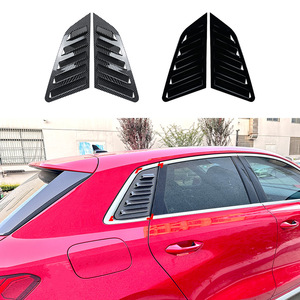 Audi A3 S3 8Y Hatchback 2021+ Rear Window Louver Decal Carbon Fiber Texture Adhesive Exterior Modification - Product Image 1