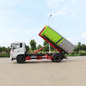 Camión de Basura de Servicio Pesado Dongfeng 4X2 con Gancho Elevador, Directo de Fábrica, para Transferencia de Residuos Industriales y Recolección Municipal - Product Image 3