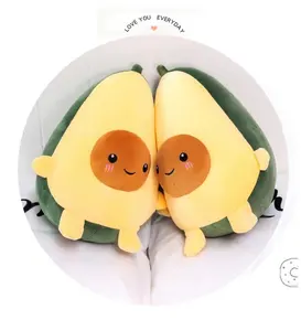 OEM ODM 맞춤 제작 하이 퀄리티 봉제 인형 새로운 디자인 봉제 도매 귀여운 아보카도 봉제 완구 동물 장난감