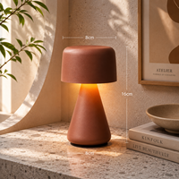 Lampe de table sans fil moderne pour hôtel, lampe de bureau portable à LED rechargeable, commande tactile, lumière chaude à intensité variable 3000K, mini lampe de table
