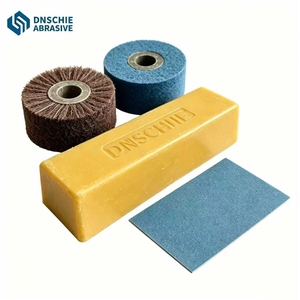 Composé de polissage métallique pour meule à polir, cire jaune pour acier inoxydable, bijoux - Product Image 2