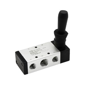 Vanne directionnelle pneumatique Qingze 4H310-10 à levier manuel en aluminium, 2 positions 5 voies pour commande de cylindre - Product Image 2
