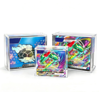 Boîte de protection PokeCase One Piece pour toutes les séries, boîte de présentation en acrylique pour collection ultra premium 151, boîtes ETB personnalisées