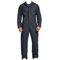 Overol de Trabajo Industrial para Hombre, Overol de Mecánico de Algodón y Poliéster Resistente, Ropa de Trabajo Protectora de Manga Larga para Taller
