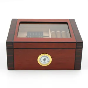 Luxe Custom Matte Massief Ceder Houten Kast Sigaar Humidor Box Met Lade Sigaar Humidor