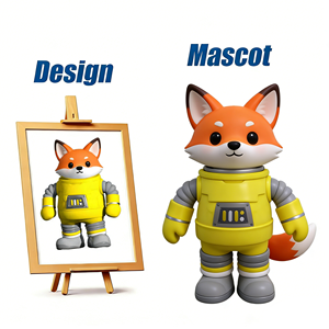 Costume de <span class=keywords><strong>mascotte</strong></span> en fourrure de <span class=keywords><strong>renard</strong></span> orange personnalisé, vente directe d'usine, OEM/ODM, <span class=keywords><strong>mascotte</strong></span> ambulante personnalisée, costume de poupée sur mesure - Product Image 4