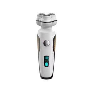 Rasoir électrique rechargeable pour hommes, tête à 3 lames, lavable sur tout le corps, rasoir rotatif - Product Image 1