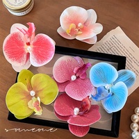 Accessoire de cheveux pour fête d'été hawaïenne, coiffe de mariée, fleurs artificielles en tissu hibiscus tropical, pinces à cheveux
