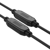Premium 10M/20M/25M/30M USB 2.0/3.0 câble d'extension connecteurs métalliques nickelés Durable M F USB imprimantes Scanners tresse