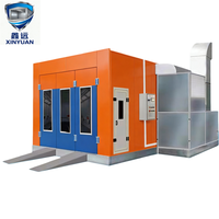 Cabine de peinture électrique industrielle Xinyuan - Cabine de peinture automobile professionnelle avec affichage de la température 18KW 80C