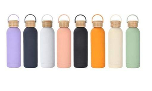 Bouteille isotherme en acier inoxydable écologique avec paille 500 ml personnalisable pour le sport, le cyclisme, l'escalade, maintien thermique 12-24 heures - Product Image 5