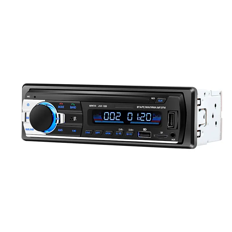Hot Sale Car MP3 Player Stereo Autoradio Car Radio BT 12V In-dash 1 Din FM Aux In Receiver SD USB MP3 MMC WMA 530LED