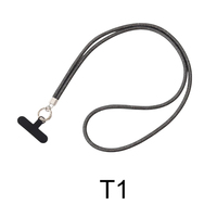 Chaîne de suspension de luxe style diamant complet, lanière de téléphone anti-perte réglable longue bandoulière en polyester Kingsoul Modèle KL007