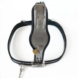 Ceinture de chasteté en forme de T en acier Jouets sexuels pour adultes Collier SM Anneau de bite Cage à bite Produits sexuels - Product Image 6