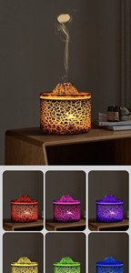 Volcano <b>Aroma</b> <b>Diffuser</b>, Jellyfish Mist Humidifier with 7-Color Flame Light, Timer, Low Noise, Home & Office Use - Product Image 2