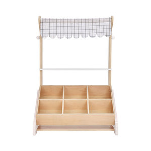 Fiesta mercado de madera juego esencial 660*380*180 niño educativo supermercado contador conjunto niños cocina y comida juguetes Accesorios - Product Image 2