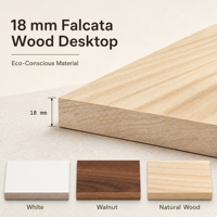 Bureau réglable en hauteur électrique avec moteur unique, en bois d'albizia, inclinable de 0 à 60 degrés, avec options de batterie intégrée