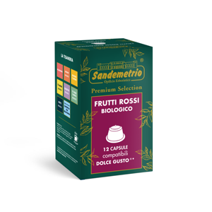 12 Capsule di Infuso di Frutta Rossa di Sandemetrio per Dolce Gusto Compatibili [0,21/caps] per Macchina da Caffè - Product Image 1