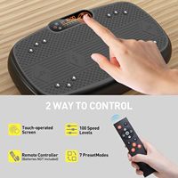 Plateforme vibrante verticale à moteur silencieux, prix de gros, pour exercices du corps entier, avec écran tactile LCD