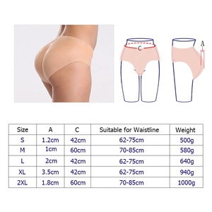 Mutandine per migliorare l'anca delle donne senza cuciture Body Shaper fianchi Push up <span class=keywords><strong>slip</strong></span> <span class=keywords><strong>imbottiti</strong></span> - Product Image 6
