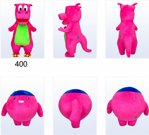 Disfraz Inflable de Barney, Lindo Disfraz de Mascota para Fiestas y Eventos, Alquiler de Disfraces de Barney y sus Amigos de 2.2m para Adultos - Product Image 4