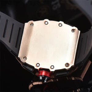 Belle montre classique Hiphop Tonneau à quartz pour hommes marque de luxe Montre à grand cadran pour hommes bijoux Montres vintage reloj hombr - Product Image 6