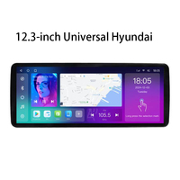 Radio Auto Android 15 con CarPlay, Pantalla Táctil de 12.3 Pulgadas, Reproductor Multimedia GPS con Amplificador DSP RGB para Auto