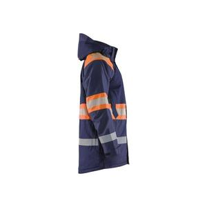 BLAKLADER - 448519778953S <b>Hi</b>-<b>Vis</b> winter parka Navy blue/<b>Orange</b> - EAN 7330509853139 <b>HI</b>-<b>VIS</b> WORKWEAR - Product Image 4