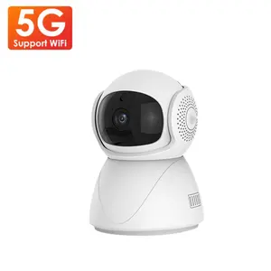 Ip Camera 5G Wifi Babyfoon 1080P Indoor Cctv Security Camera Video Surveillance Ai Auto Tracking Draadloze 360 ptz Camera