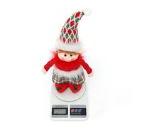 Figurine de Père Noël Gnome Tricotée Extensible à Hauteur Réglable pour Table, Décoration de Cheminée et Cadeau de Noël Hiver