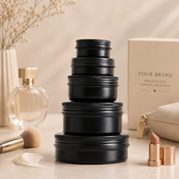 Boîte en métal aluminium personnalisée pour crème pour les yeux, cosmétiques, baume, emballage, pot recyclable, petite taille de voyage, logo OEM, vente en gros, usine