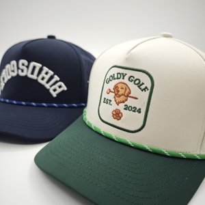 Gorra de golf OEM de moda casual con bordado de 5 paneles, unisex, con orificios cortados a láser, gorra de béisbol deportiva personalizada con estampado de leopardo, ajustable - Product Image 4