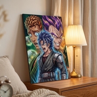 Stock más de 250 diseños 3D Lenticular Anime pinturas 30*40 cm 3D japonés Anime cambiando imágenes 3D Anime carteles para decoraciones