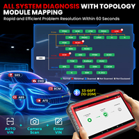 Escáner de Diagnóstico OBD2 LAUNCH X431 PRO3S+ V5.0, Control Bidireccional, Codificación ECU, CANFD DOIP para Autos de 12V