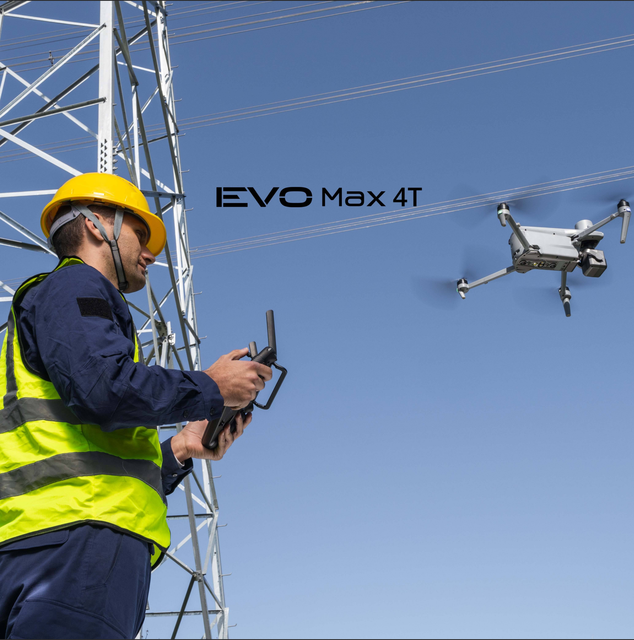 EVO Max 4T Drones  AI Subject Tracking Thermal Imaging Forest Fire Prevention Long-Range Aerial Photography Pro Foldable Drones