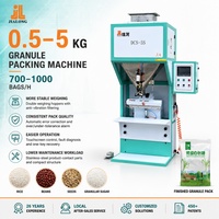 Machine de pesage et d'emballage de riz 0,5 kg 1 kg 2 kg 5 kg, semi-automatique, pour peser et remplir des sacs à ouverture large