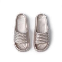 Sandalias de Mujer con Punta Abierta, Suela Gruesa, para Playa y Ducha, Antideslizantes, Impermeables, a la Moda, de EVA Reciclable, para Primavera