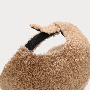 2025 Autumn Winter Plush Baseball Cap Warm Trendy Casual Outdoor Solid Color Women Furry Baseball <b>Hat</b> - Product Image 5