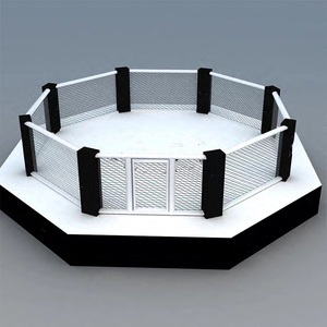 <span class=keywords><strong>Cage</strong></span> de <span class=keywords><strong>MMA</strong></span> professionnelle portable 6x6 avec rembourrage personnalisé, poteaux, clôture octogonale, compétition, acier inoxydable, <span class=keywords><strong>gonflable</strong></span>, meilleure qualité - Product Image 3